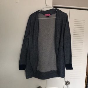 Blue denim color cardigan